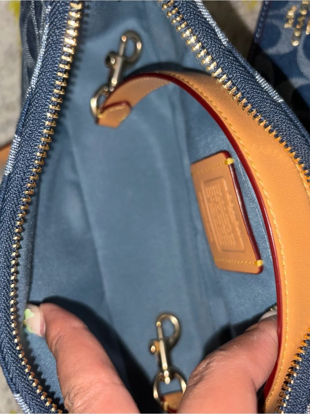 COACH Signature Teri Bag, Wallet & Coin Pouch Set - 🍒